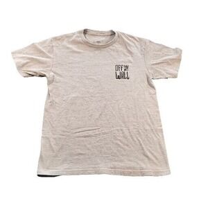 Vans Off The Wall T Shirt Mens Small Gray Double Sided Graphic Skate‎ Rockabilly